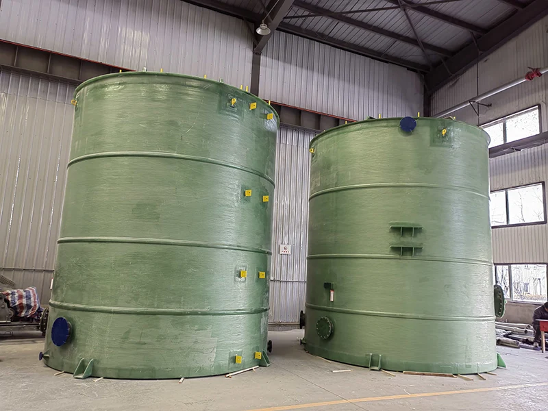 Vertical Fiberglass Storage Tank